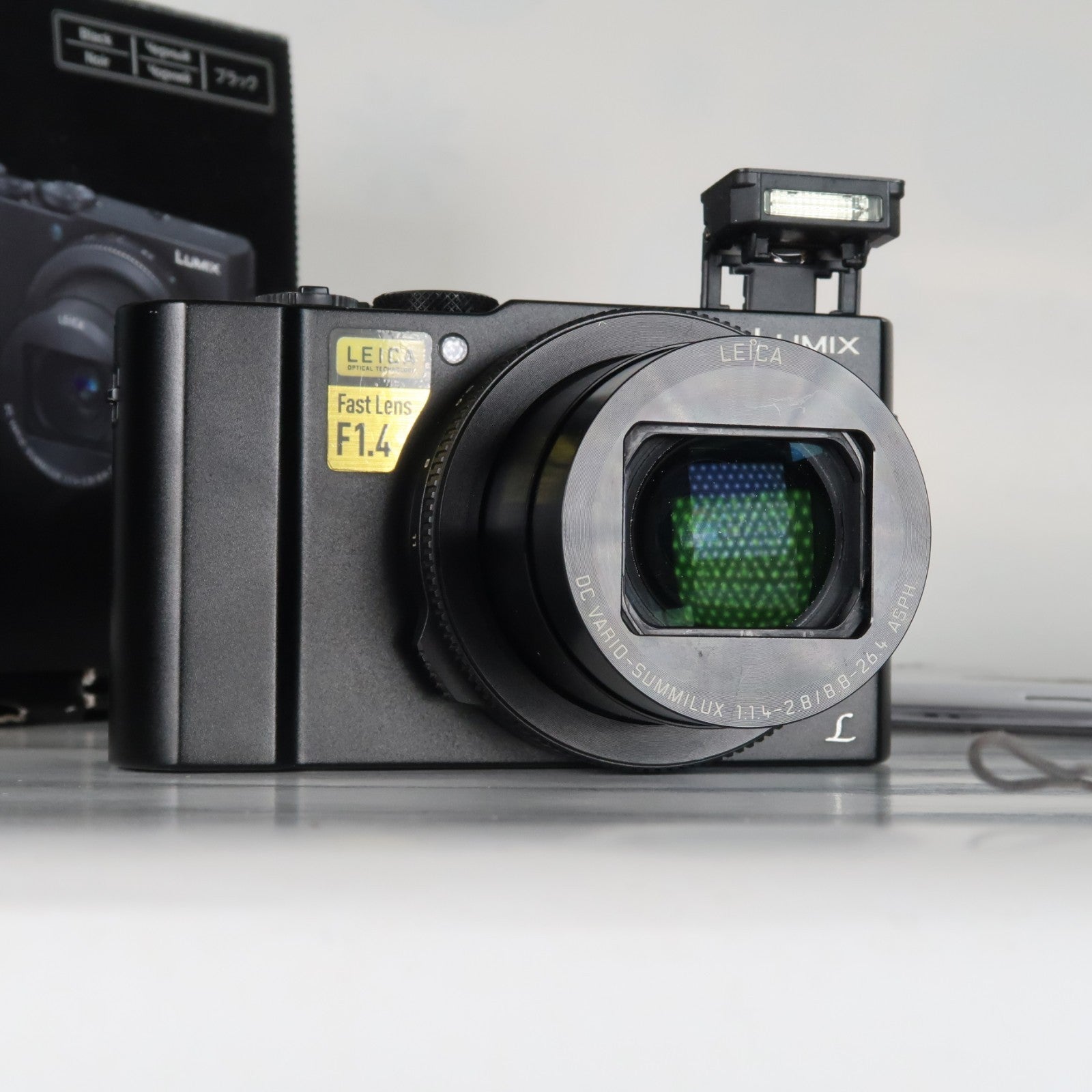 Panasonic Lumix DMC-LX15 Digital Camera – Black – Original Packaging + 32GB SD Card