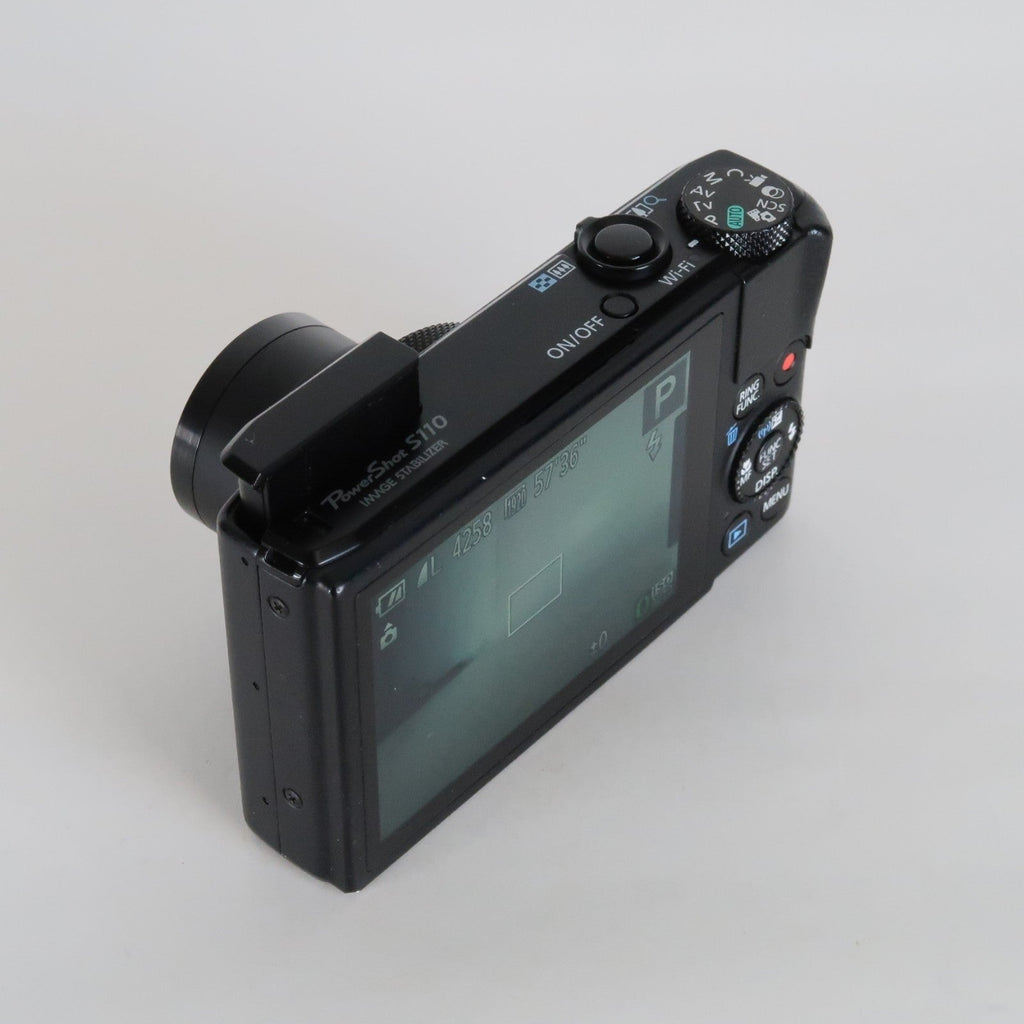 Canon PowerShot S110 12.1MP Digital Camera – Black, Case, SD Card – Excellent