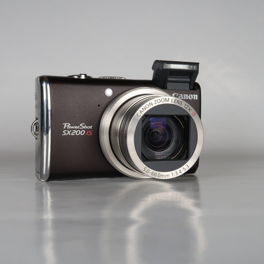 Canon PowerShot SX200 IS 12.1MP 12x Digital Camera Brown