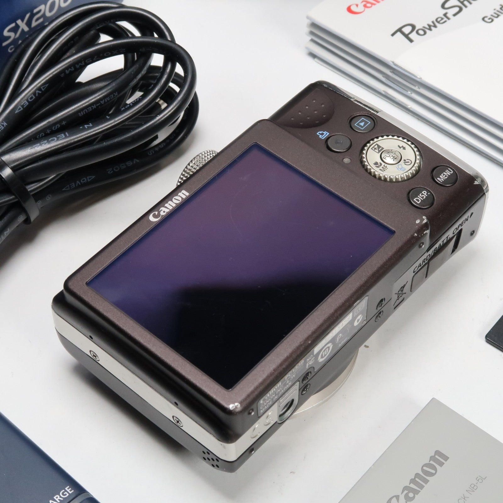 Canon PowerShot SX200 IS 12.1MP 12x Digital Camera Brown