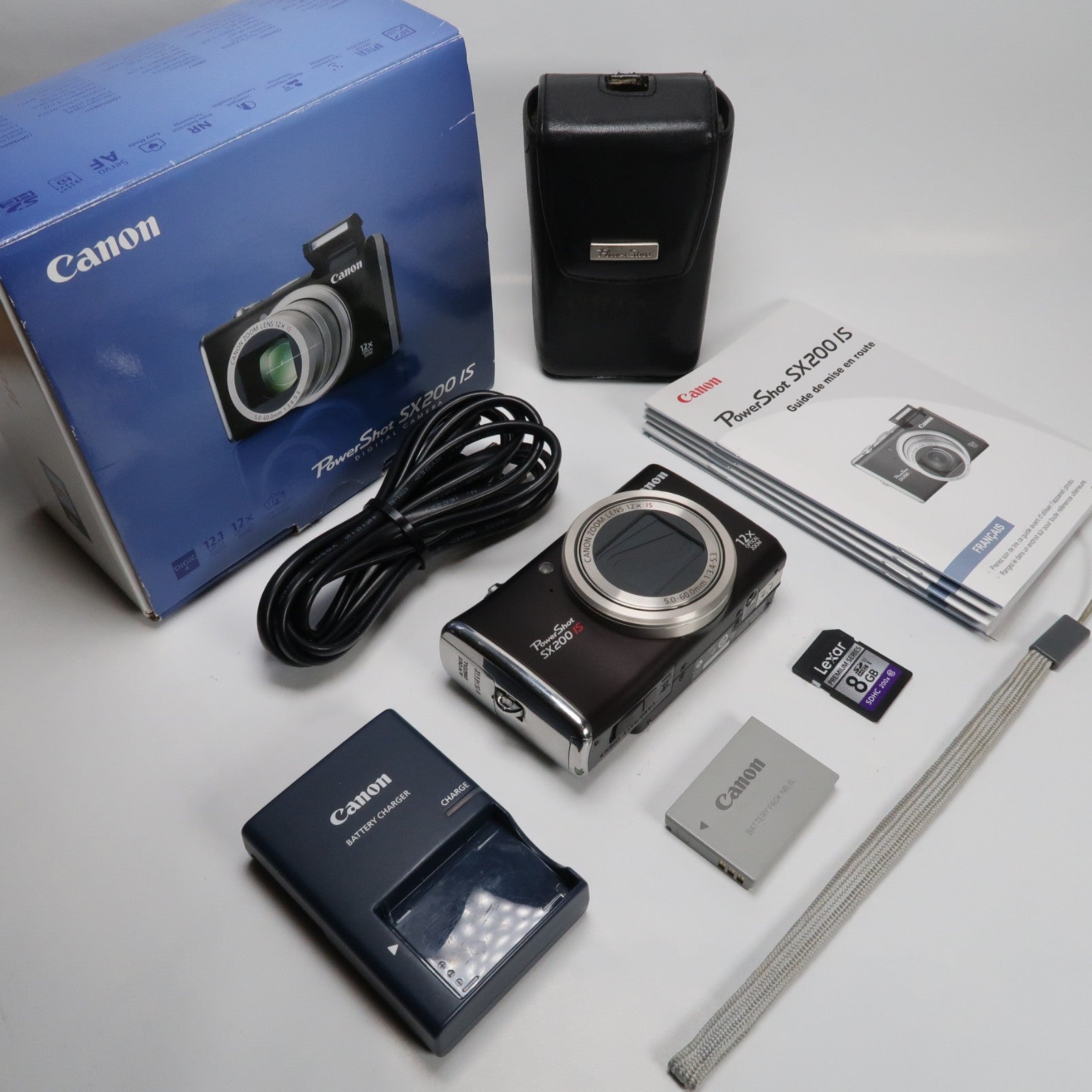 Canon PowerShot SX200 IS 12.1MP 12x Digital Camera Brown