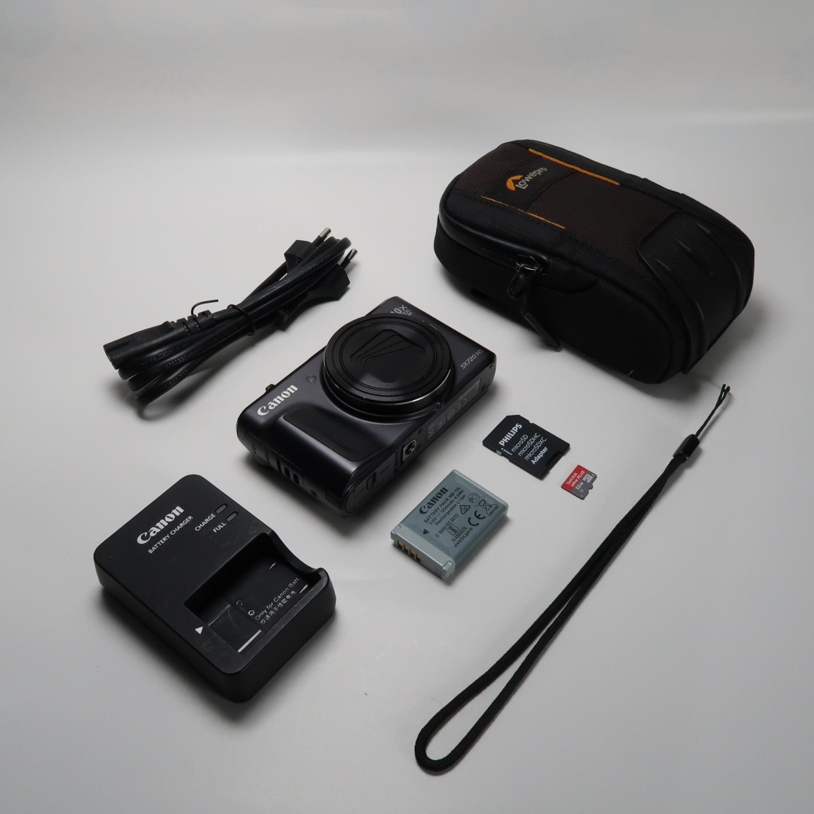 Canon PowerShot SX720 HS 20.3MP Digital Camera – Black – 40x Zoom + Case + SD 32GB