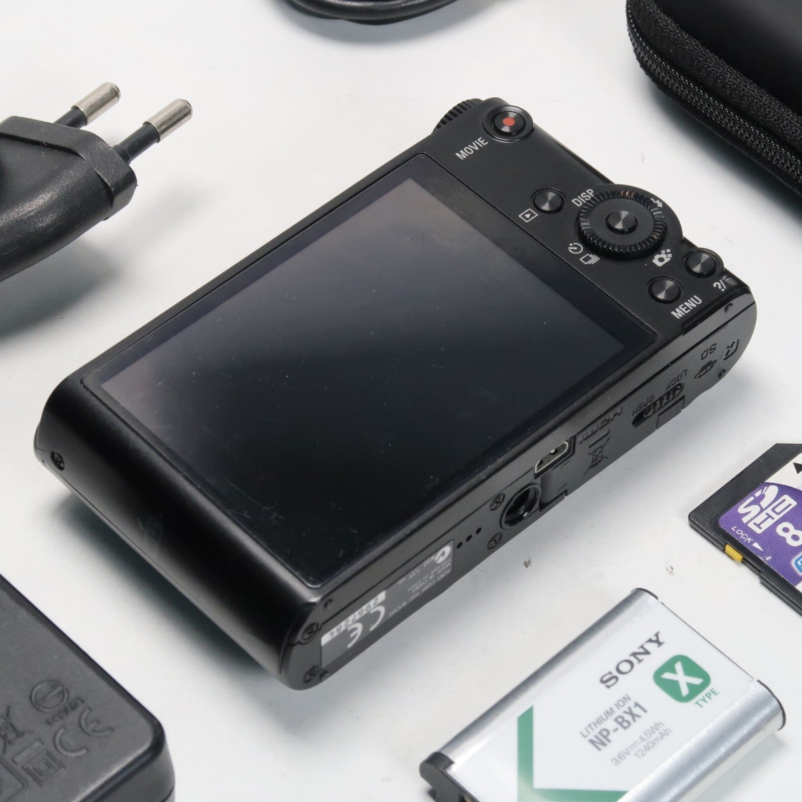 Sony Cyber-Shot DSC WX300 18.2MP Digital Camera Black – Good Condition