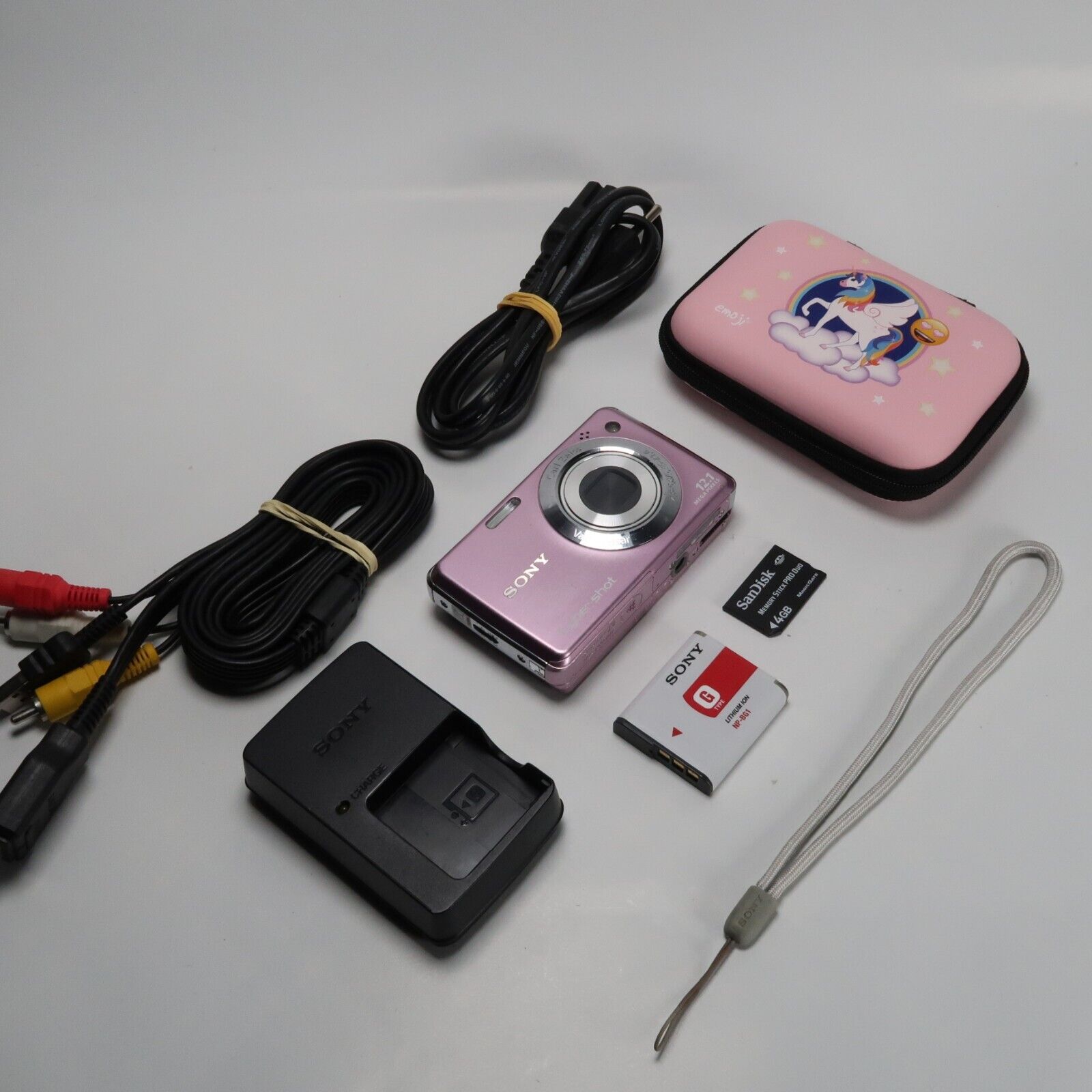 Sony Cyber-shot DSC-W210 12.1MP Digital Camera Pink – Excellent Condition