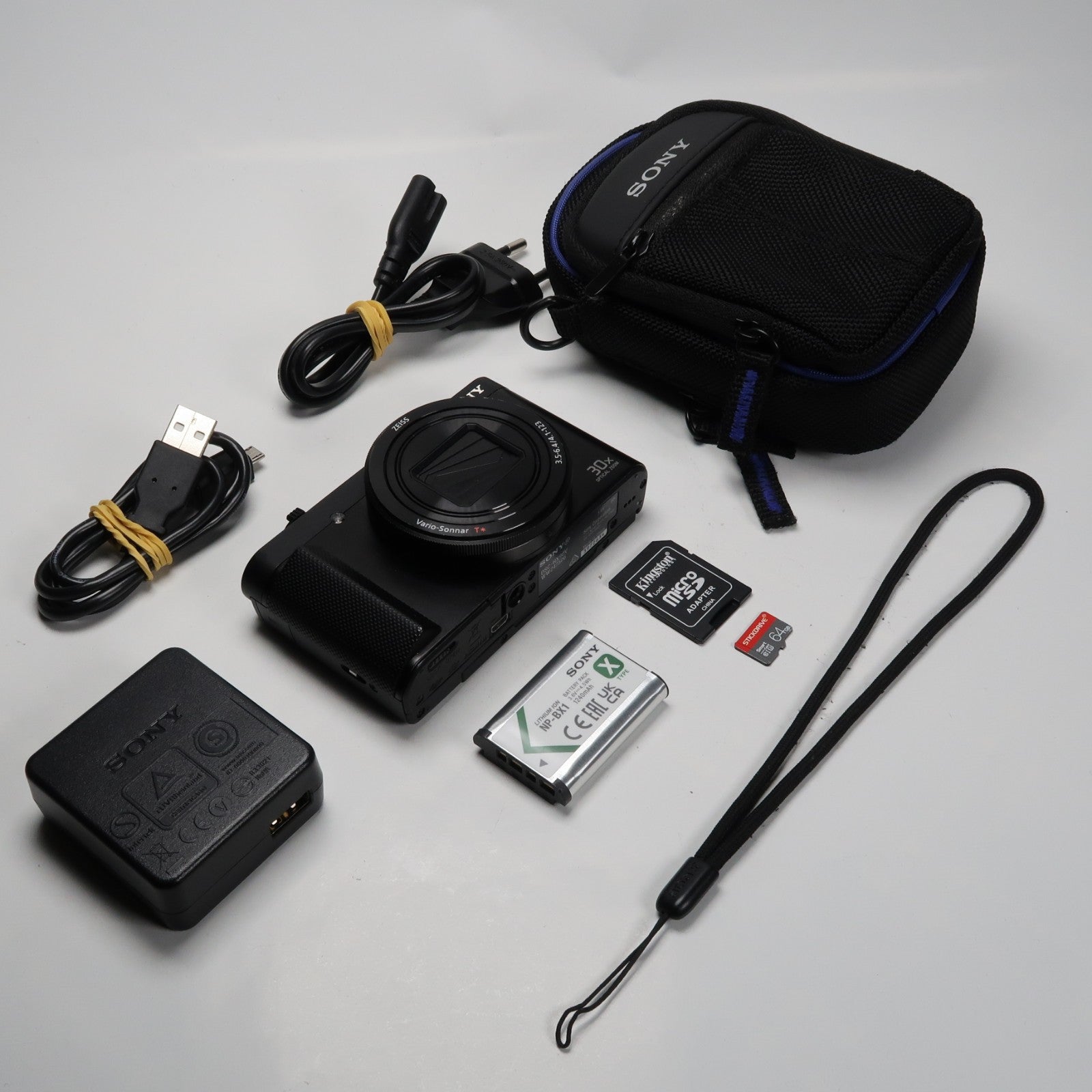 Sony Cyber-shot DSC-HX90V 18.2MP Digital Camera – Excellent Condition, Original Packaging