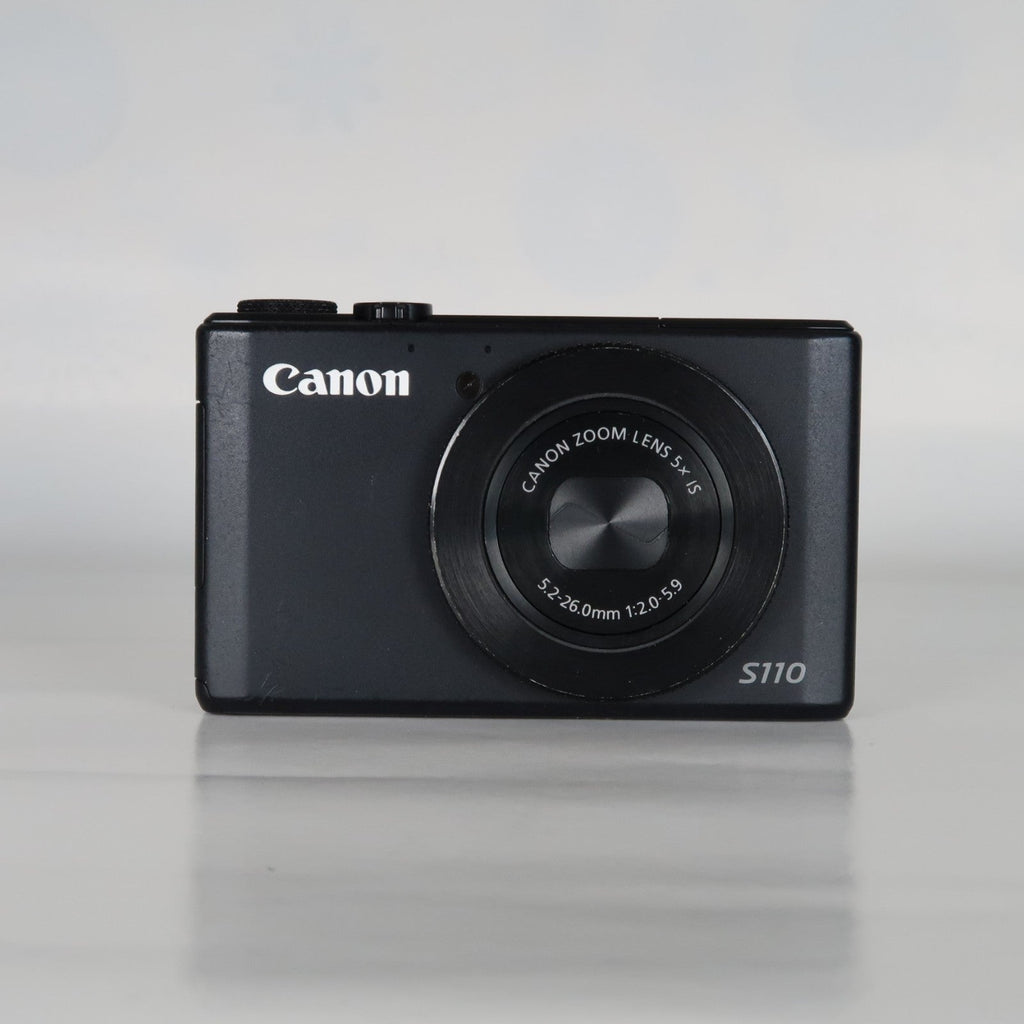 Canon PowerShot S110 12.1MP Digital Camera – Black, Case, SD Card – Excellent
