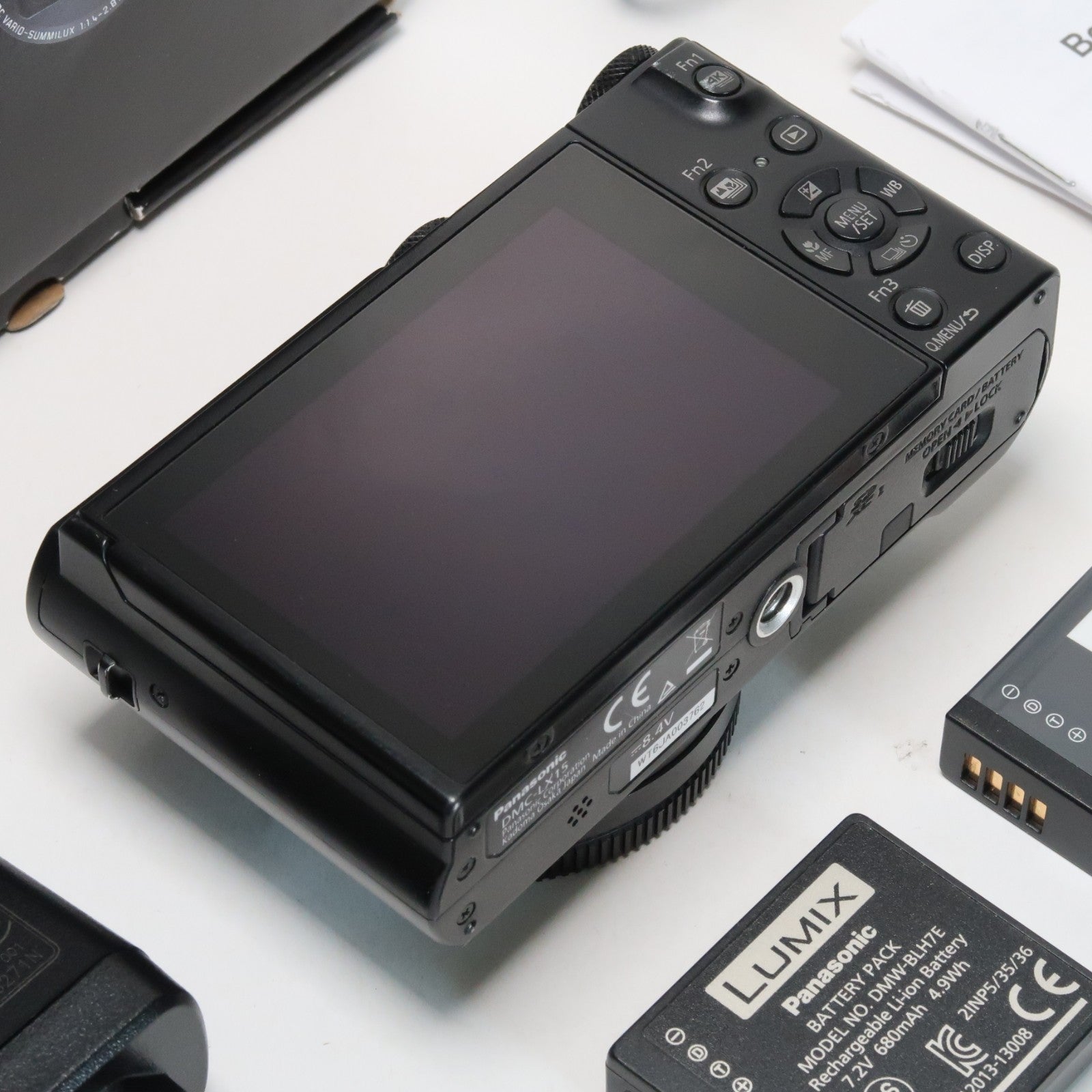 Panasonic Lumix DMC-LX15 Digital Camera – Black – Original Packaging, SD Card 32GB