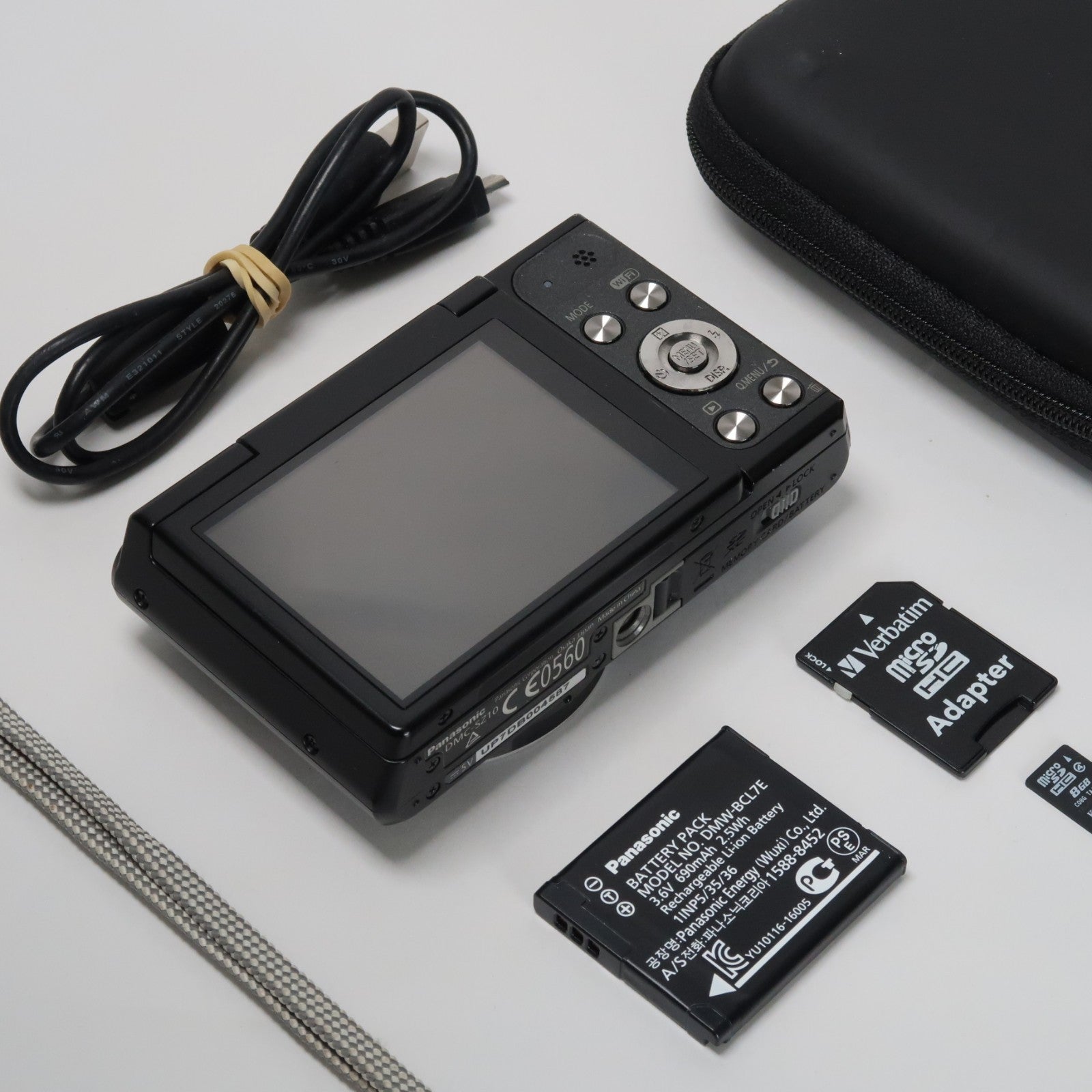 Panasonic LUMIX DMC-SZ10 16.0MP Digital Camera – Black, SD Card Included