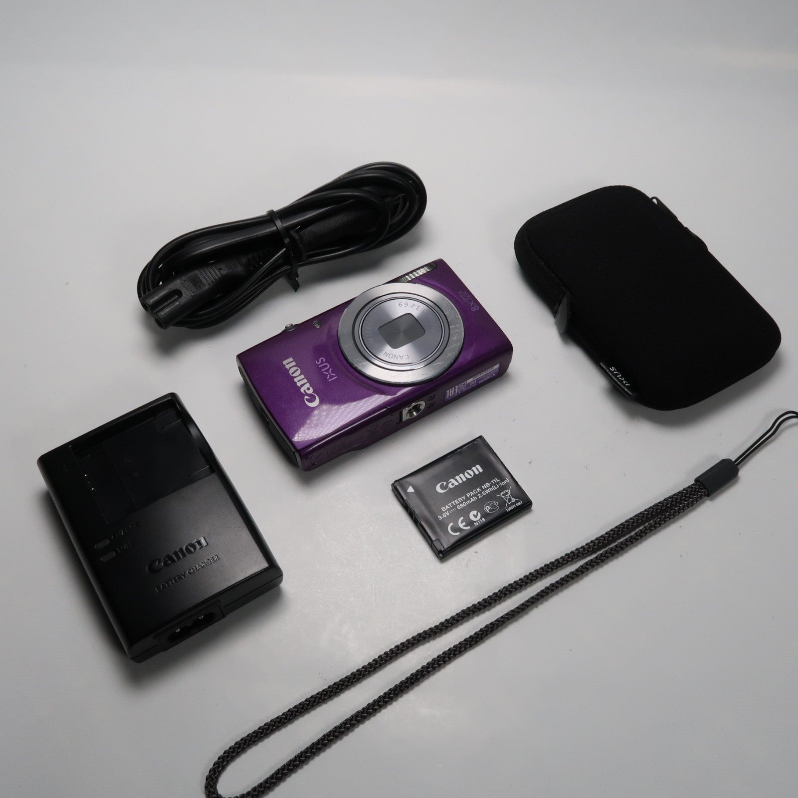 Canon IXUS 185 Silver 20.0 MP + Canon IXUS 145 Purple Digital Cameras