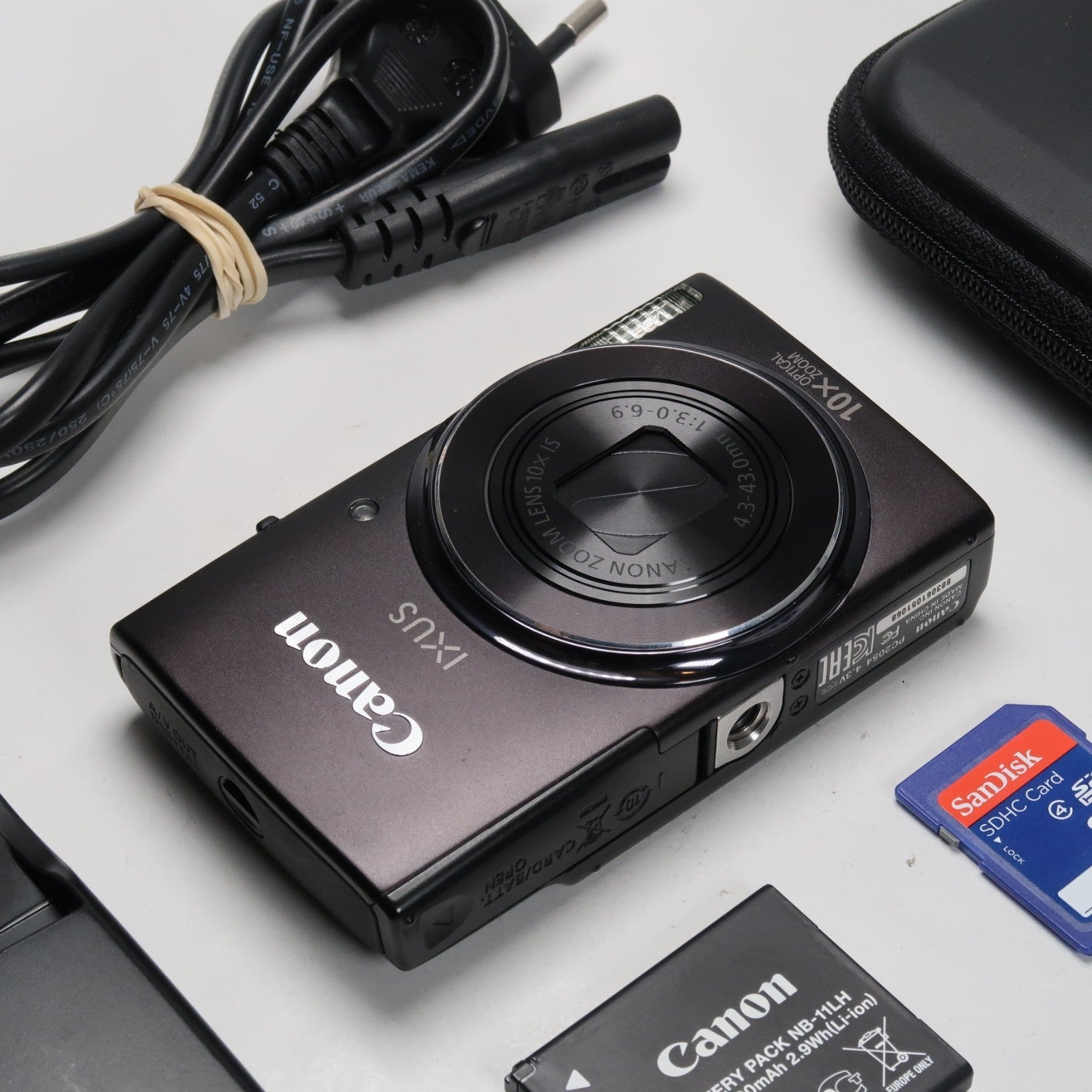 Canon IXUS 155 20.0MP Digital Camera Black – Mint Condition