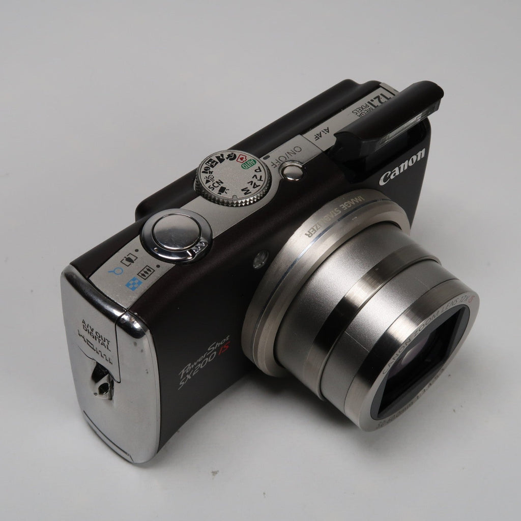 Canon PowerShot SX200 IS 12.1MP 12x Digital Camera Brown