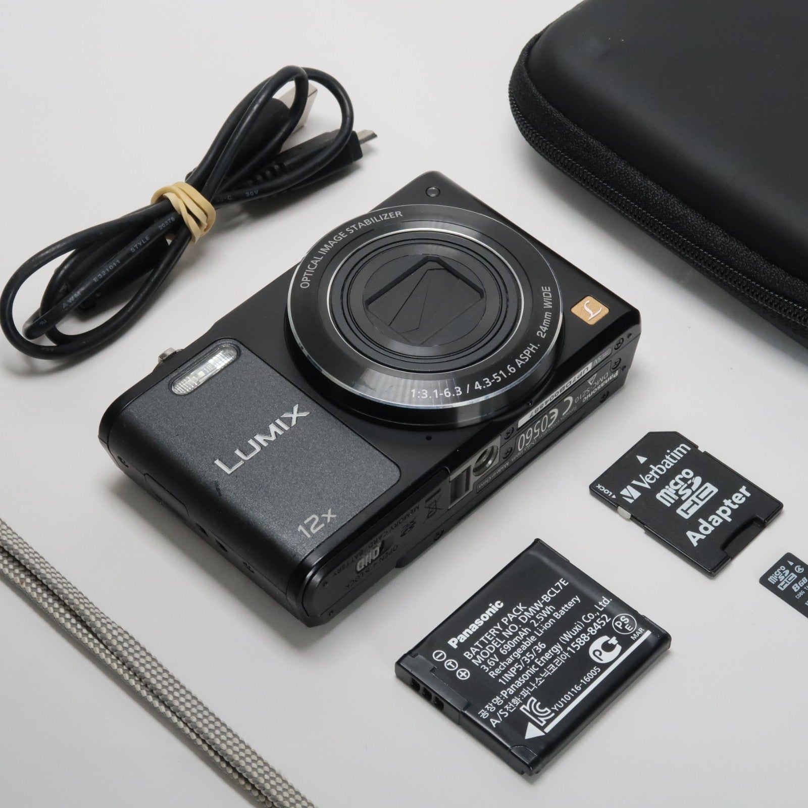 Panasonic LUMIX DMC-SZ10 16.0MP Digital Camera – Black, SD Card Included