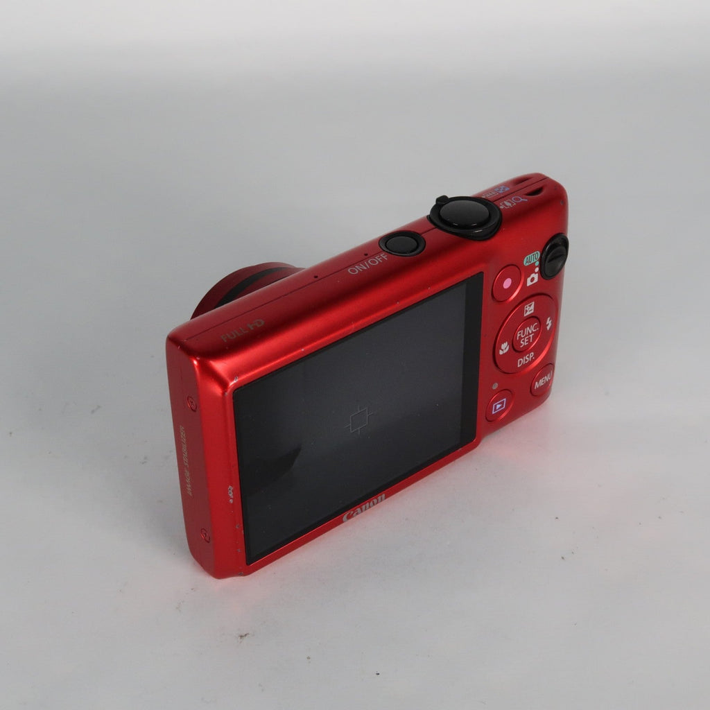Canon IXUS 220 HS 12.1MP Digital Camera Red – Boxed Set
