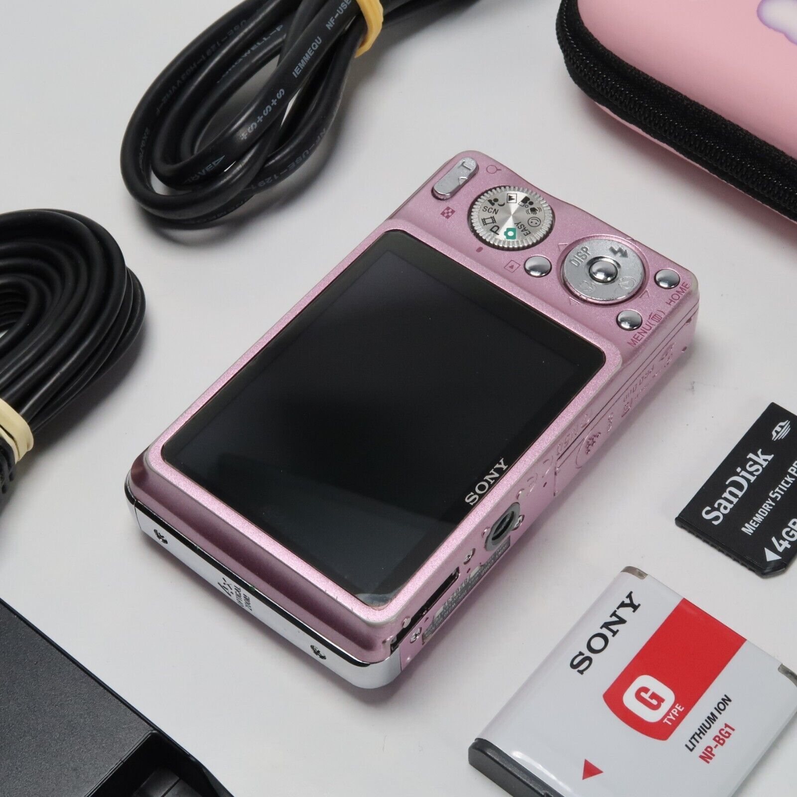 Sony Cyber-shot DSC-W210 12.1MP Digital Camera Pink – Excellent Condition