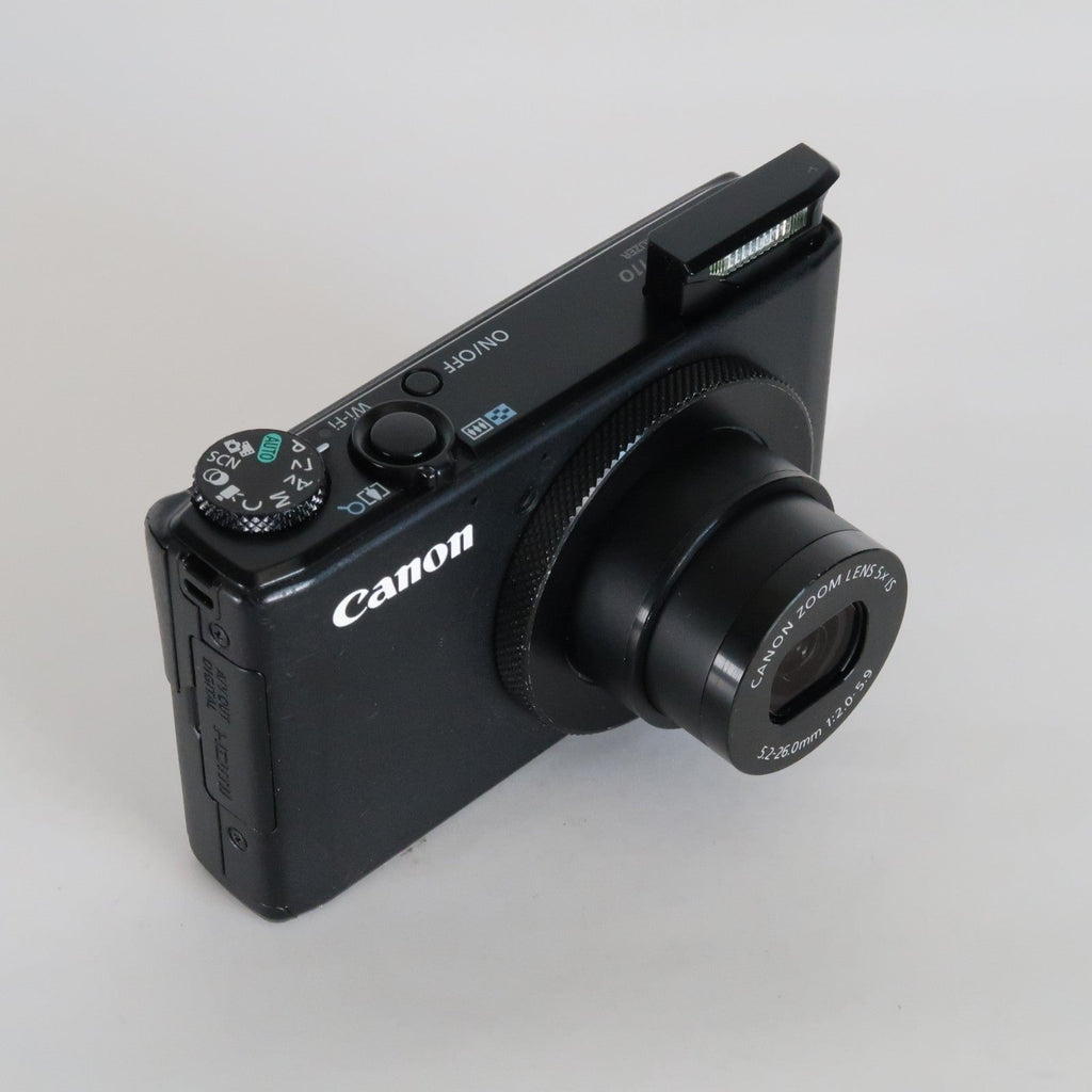 Canon PowerShot S110 12.1MP Digital Camera – Black, Case, SD Card – Excellent