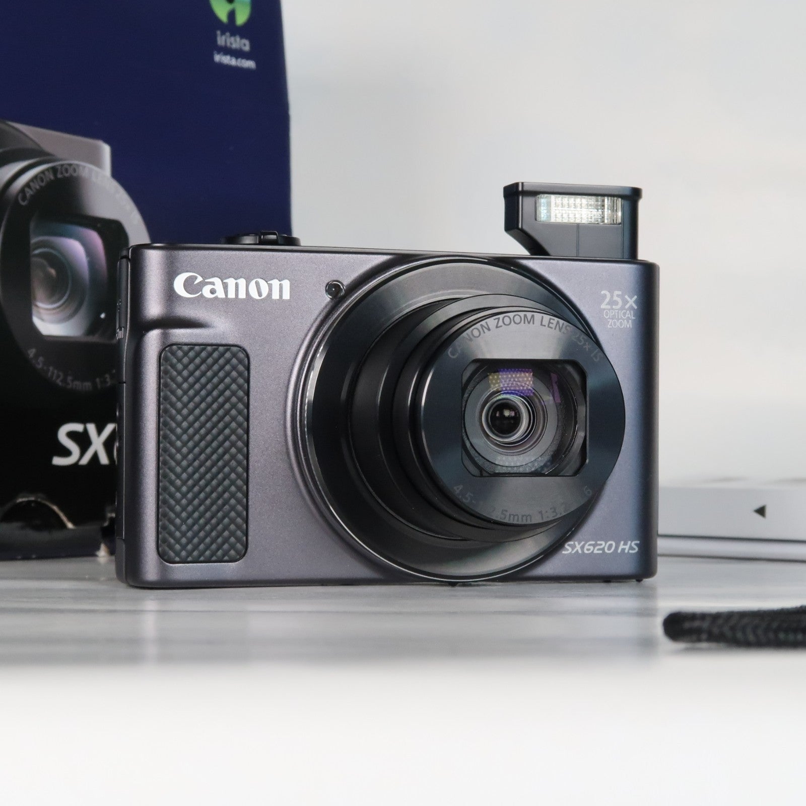 Canon PowerShot SX620 HS 20.2MP 25x Digital Camera Black – With 16GB SD Card