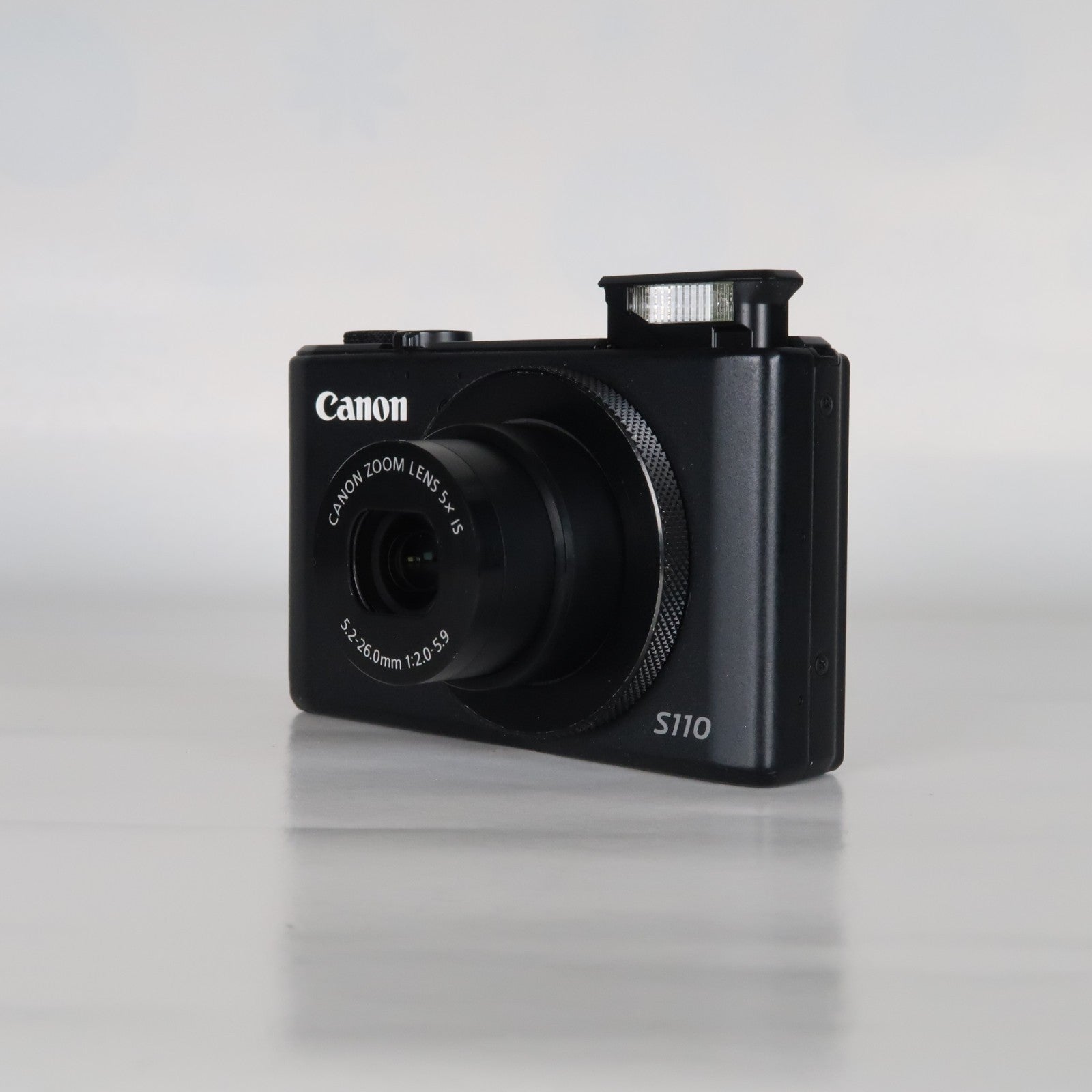 Canon PowerShot S110 12.1MP Digital Camera – Black, Case, SD Card – Excellent