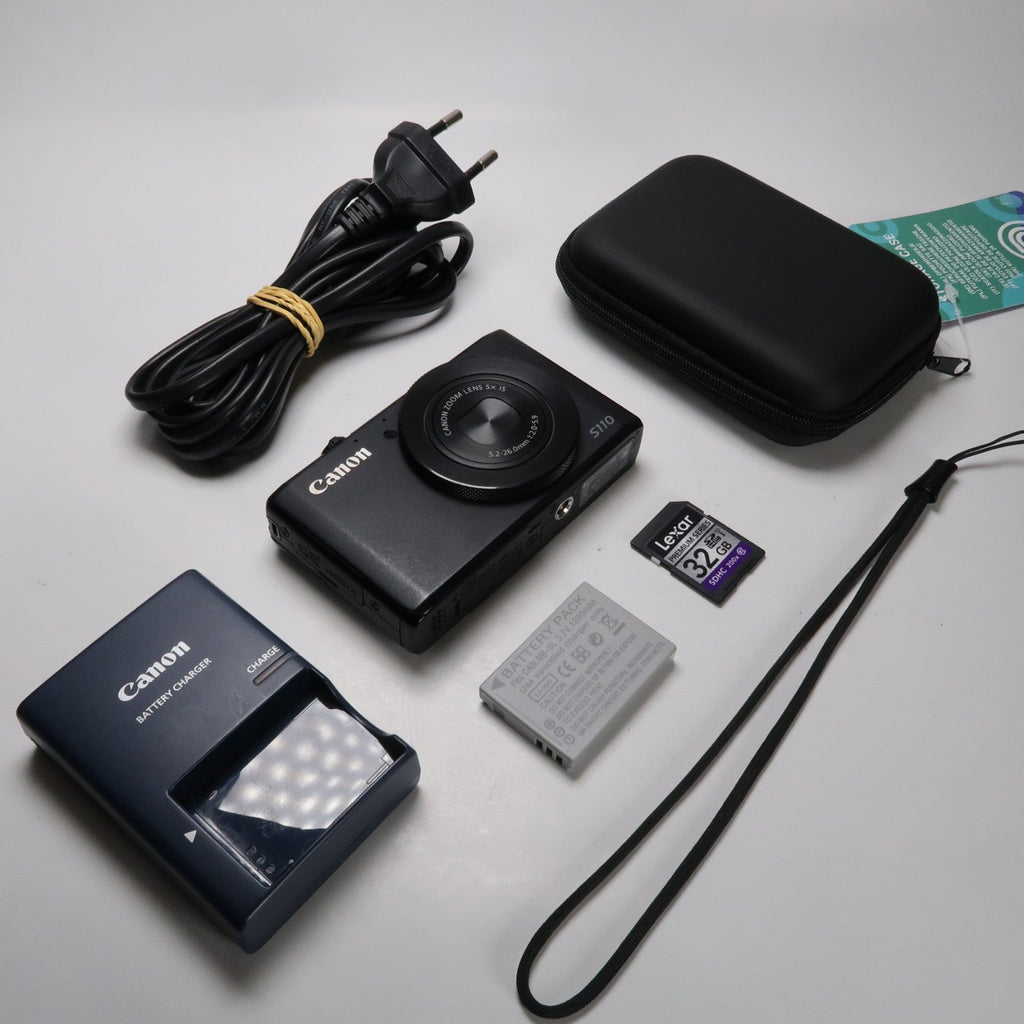 Canon PowerShot S110 12.1 MP Digital Camera Black – Original Packaging – Excellent