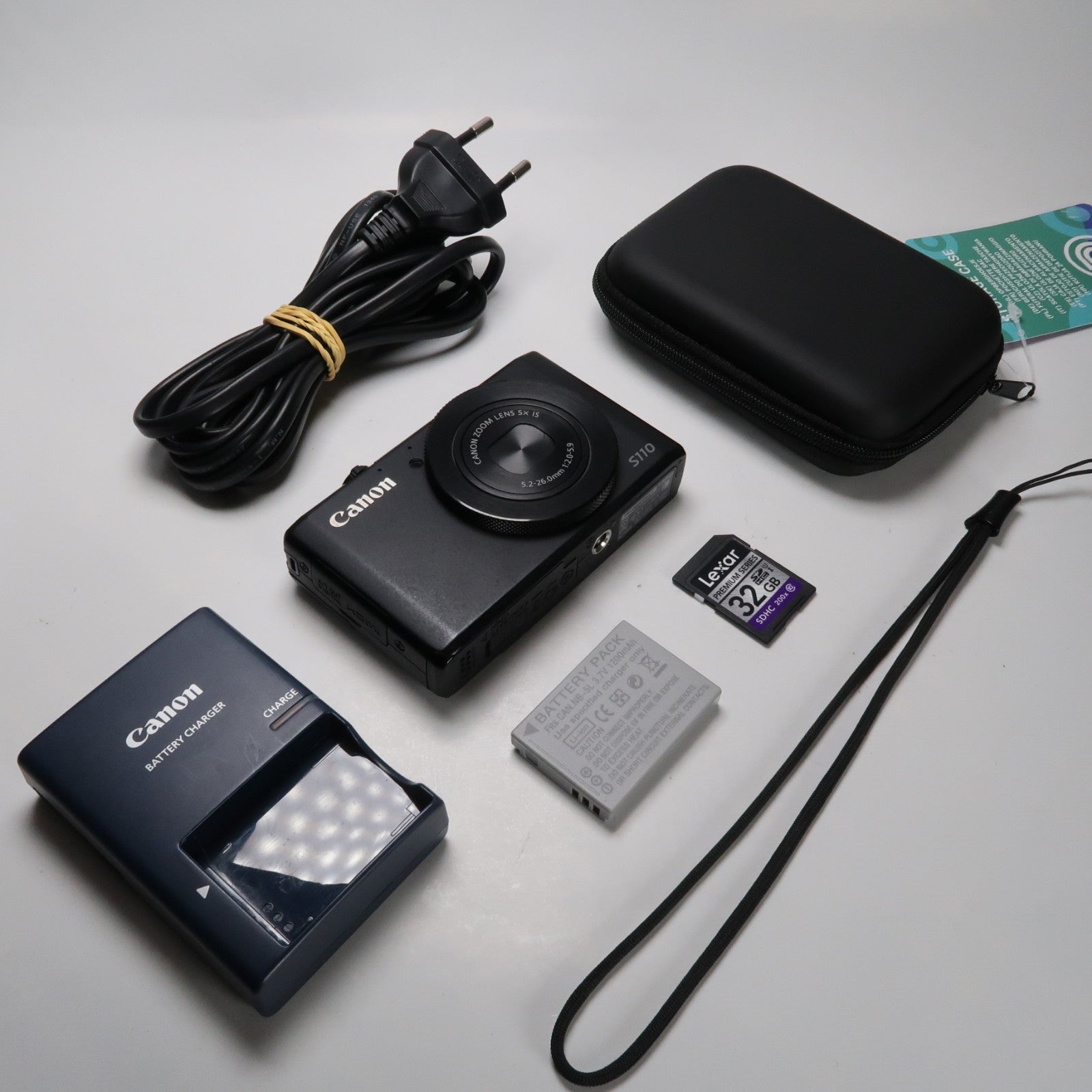 Canon PowerShot S110 12.1 MP Digital Camera Black – Original Packaging – Excellent