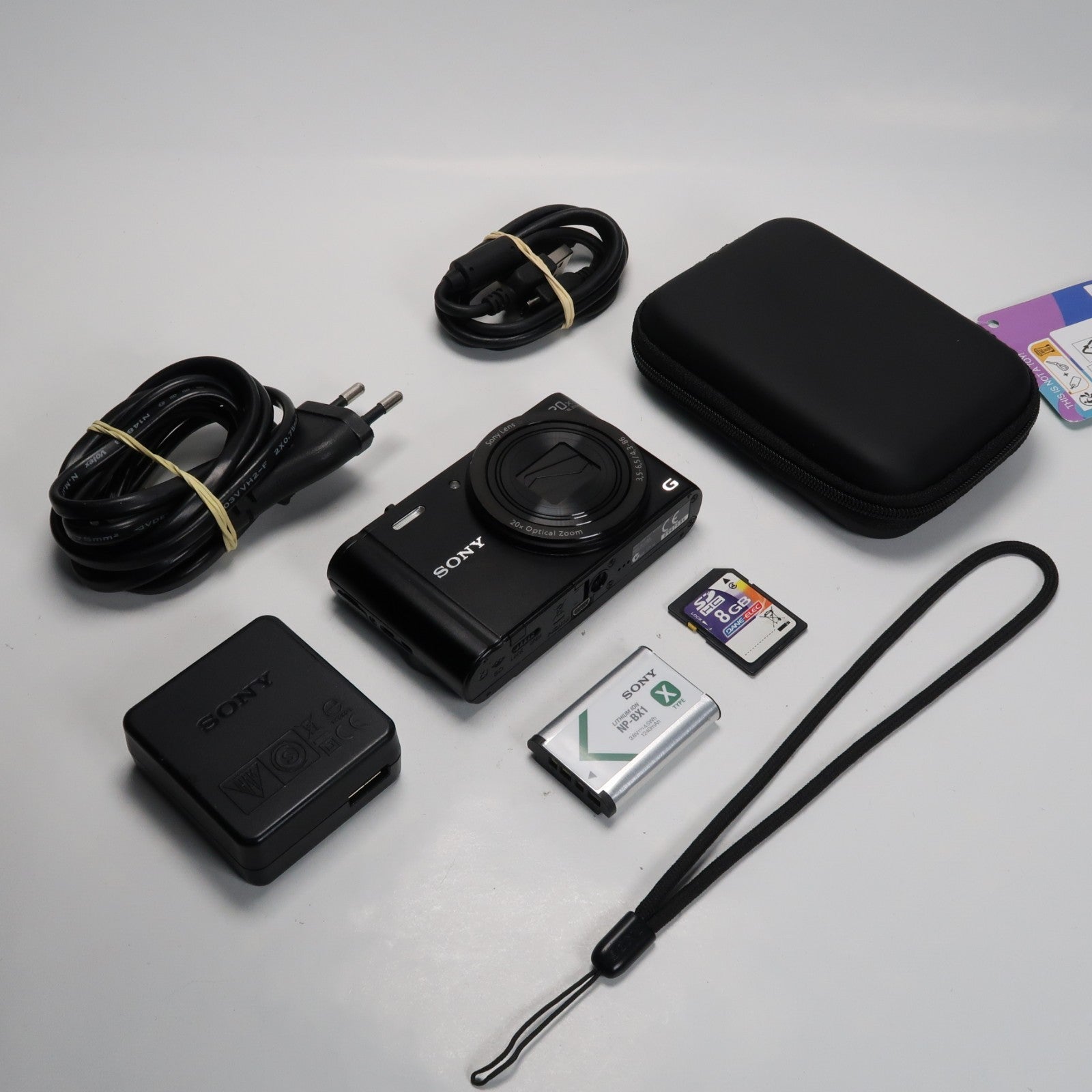 Sony Cyber-Shot DSC WX300 18.2MP Digital Camera Black – Good Condition