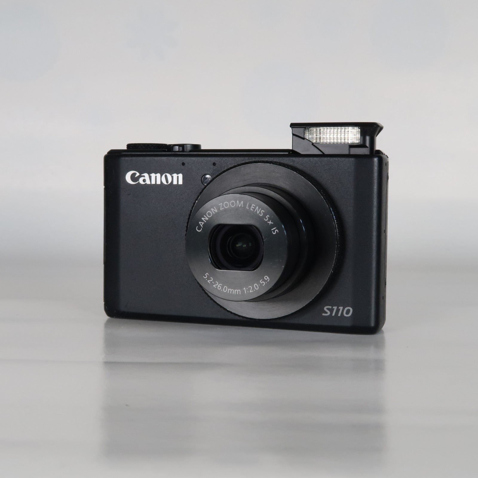 Canon PowerShot S110 12.1MP Digital Camera – Black, Case, SD Card – Excellent