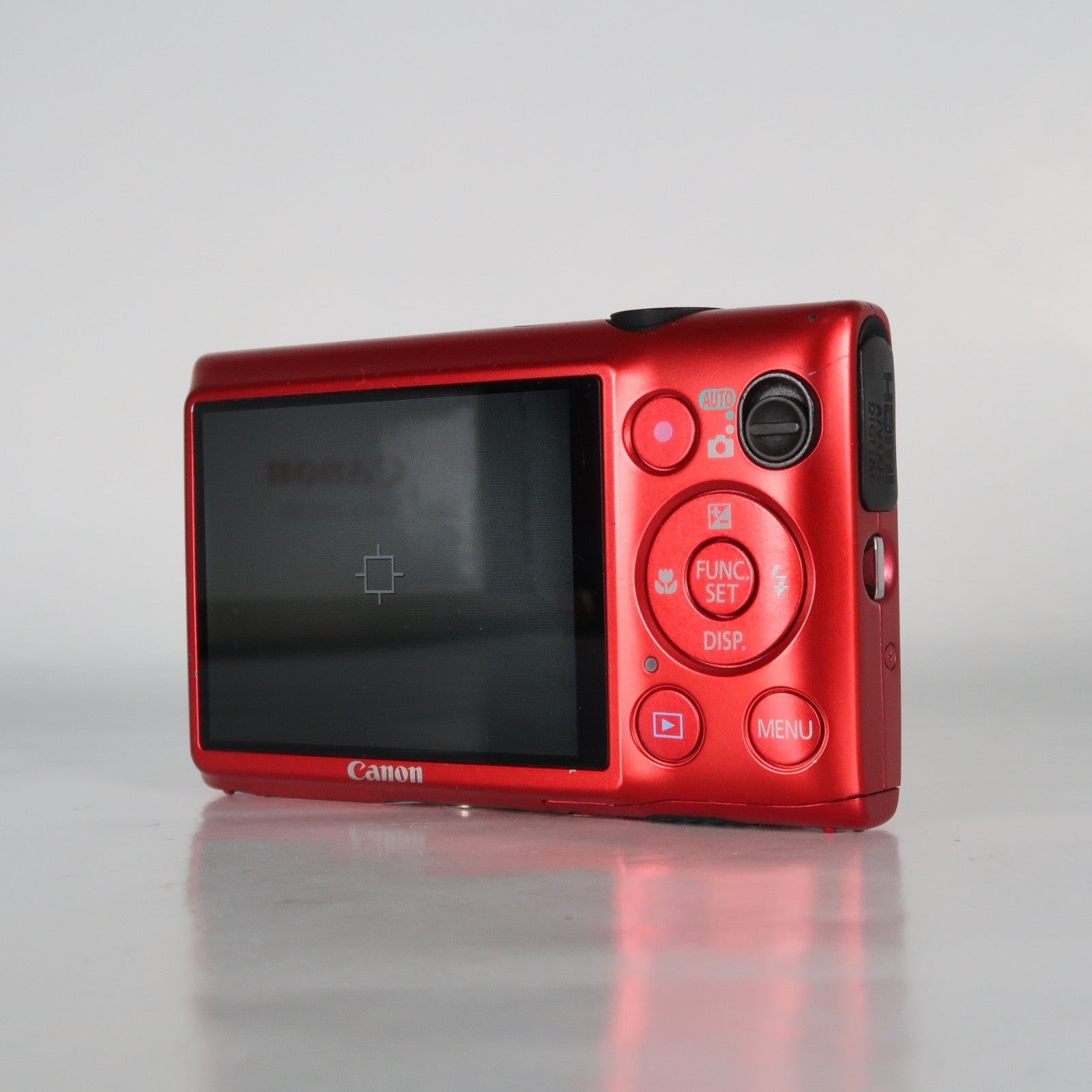 Canon IXUS 220 HS 12.1MP Digital Camera Red – Boxed Set