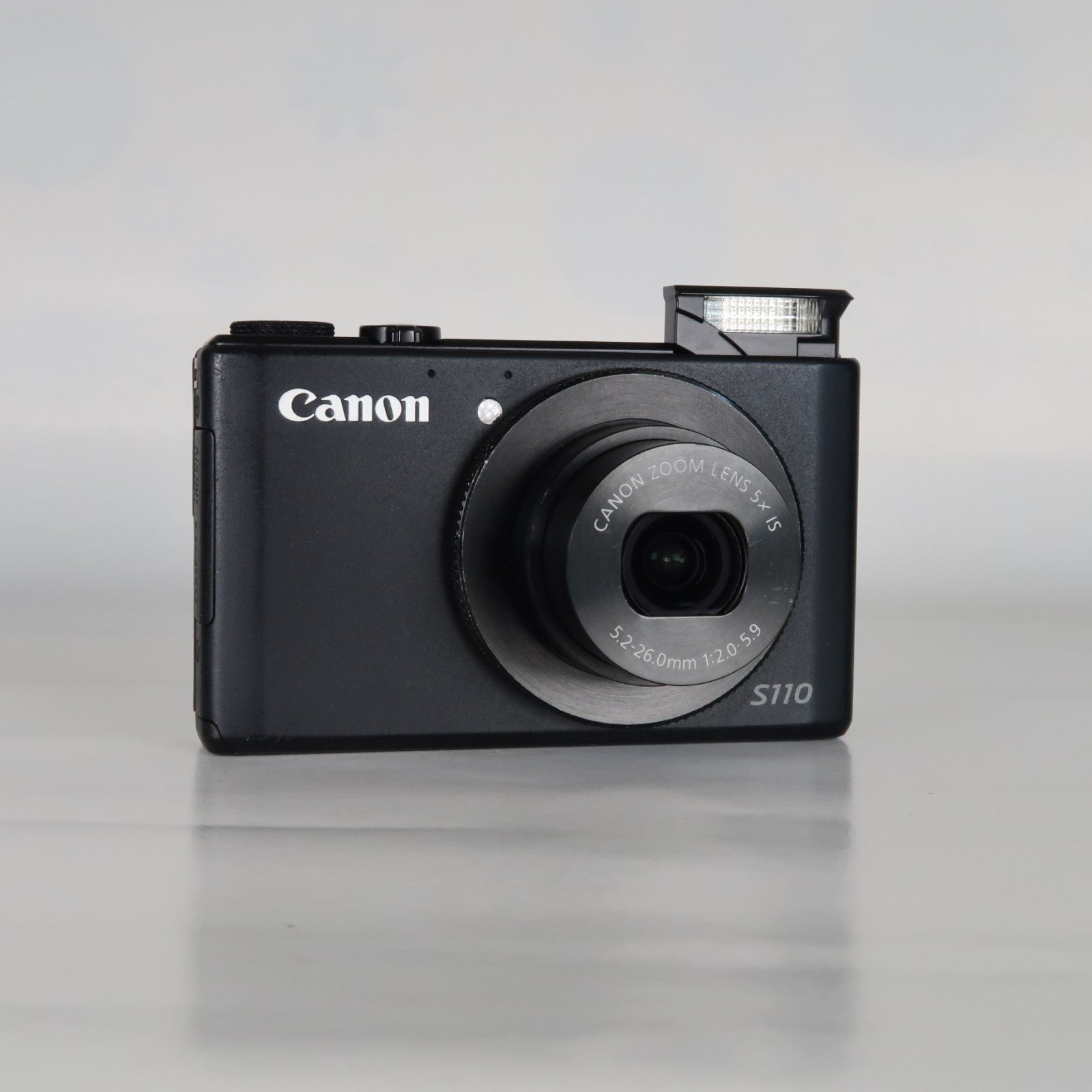 Canon PowerShot S110 12.1MP Digital Camera – Black, Case, SD Card – Excellent