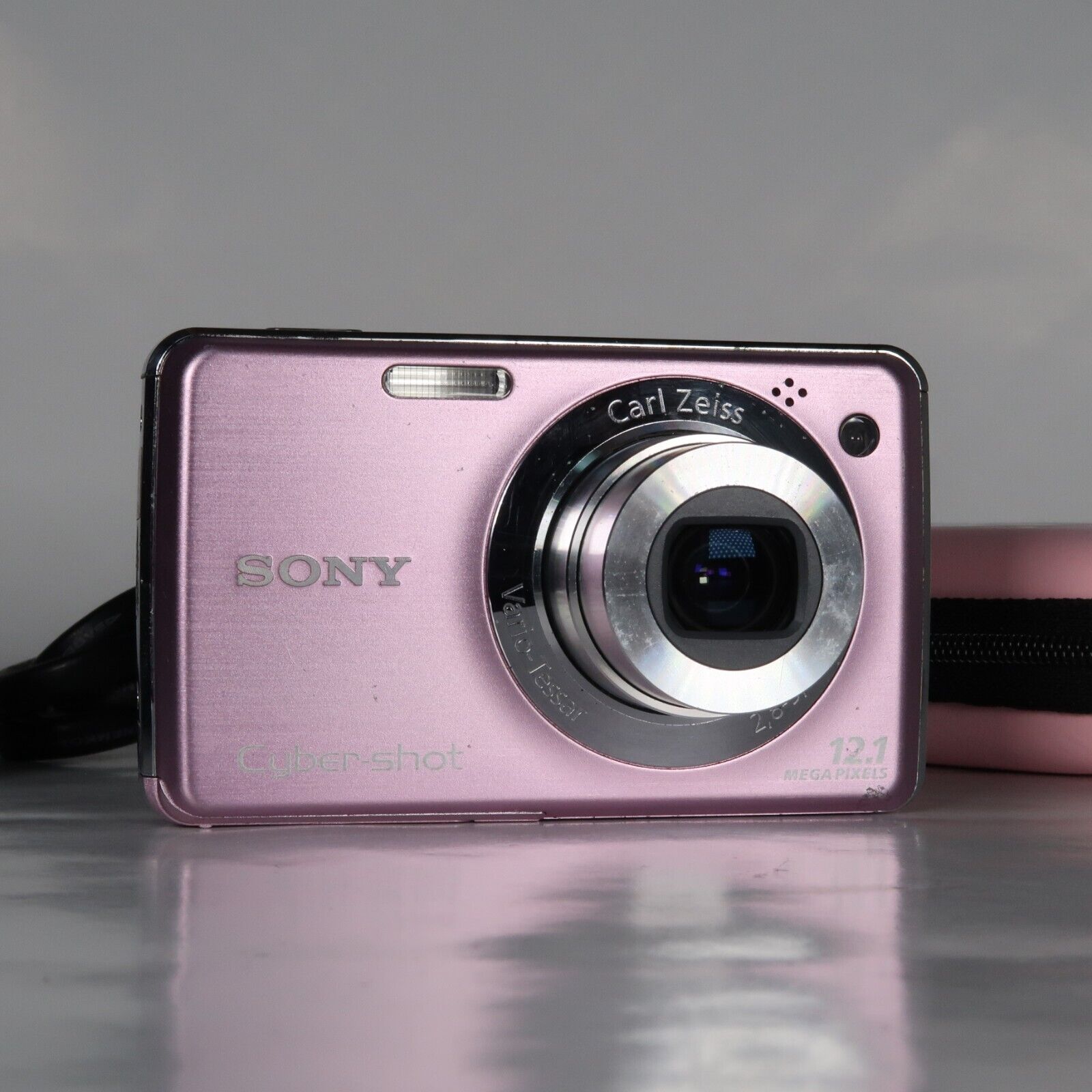 Sony Cyber-shot DSC-W210 12.1MP Digital Camera Pink – Excellent Condition