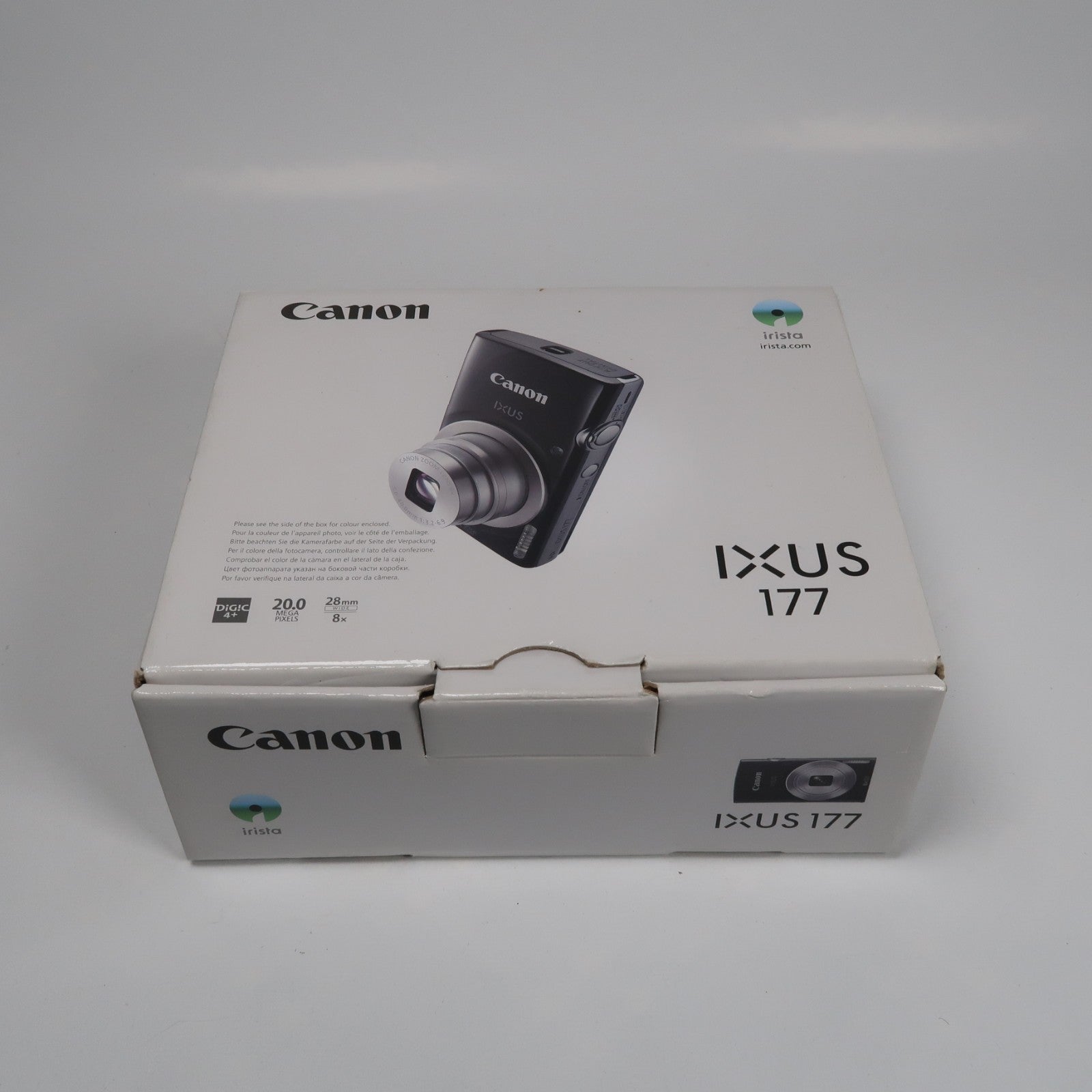 Canon IXUS 177 Black 20.0MP 8x Digital Camera – Mint Condition